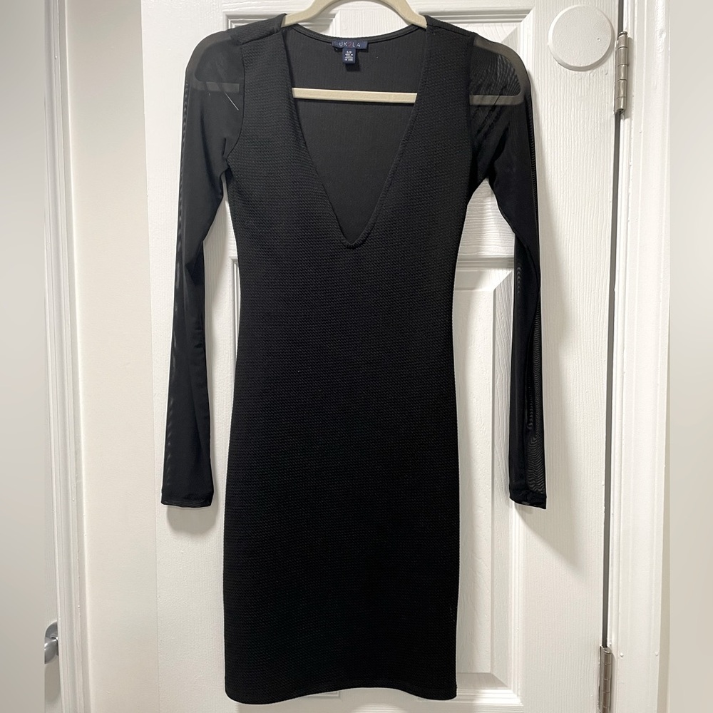 UK2LA Small Black Dress